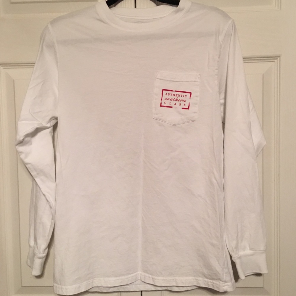 Southern Marsh white long sleeved t-shirt - Small